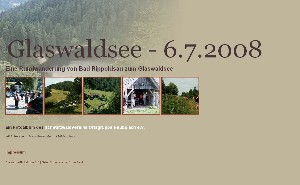 Wanderung von Bad Rippoldsau zum Glaswaldsee am 6.7.2008