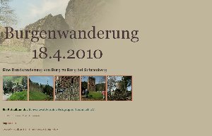 Burgenwanderung rund um Schramberg am 18.4.2010