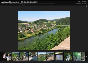 Wochenendwanderung Neckarsteig Juni 2014