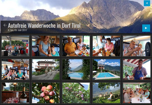Wanderwoche Dorf Tirol 8.-15. Juli 2017
